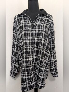 Joseph Ribkoff Studded Rock Cozy Dark Academia Glam Sparkle Whimsigoth Top 8 NWT